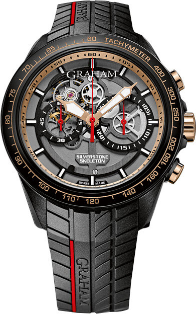 GRAHAM LONDON 2STAZ.B02B.K89H Silverstone RS Skeleton GT Asia Limited Edition replica watch